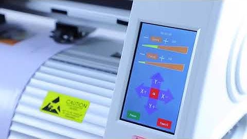 T24AXW - Teneth cutting plotter with full touch screen and wifi connection