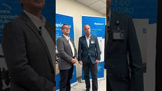LuskinOIC VP Michael Sullivan with Rapiscan GM Gonzalo Amerigo at our Mexicali Clinic