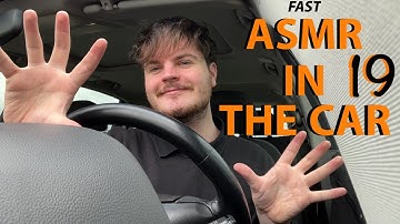 Fast & Aggressive ASMR in the Car 19 lofi Hand Sounds, Invisible triggers,Gripping&Scratching+Visual