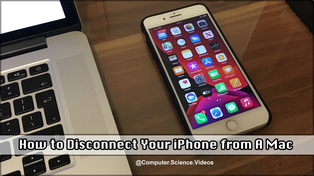 How To Disconnect Your Iphone From A Mac - Basic Tutorial | New
