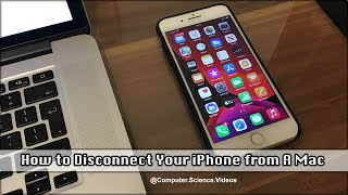 How to DIS-CONNECT Your iPhone from A Mac - Basic Tutorial | New