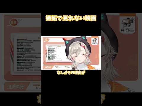 【ぶいすぽ 切り抜き】嫉妬で見れない映画【小森めと】#shorts