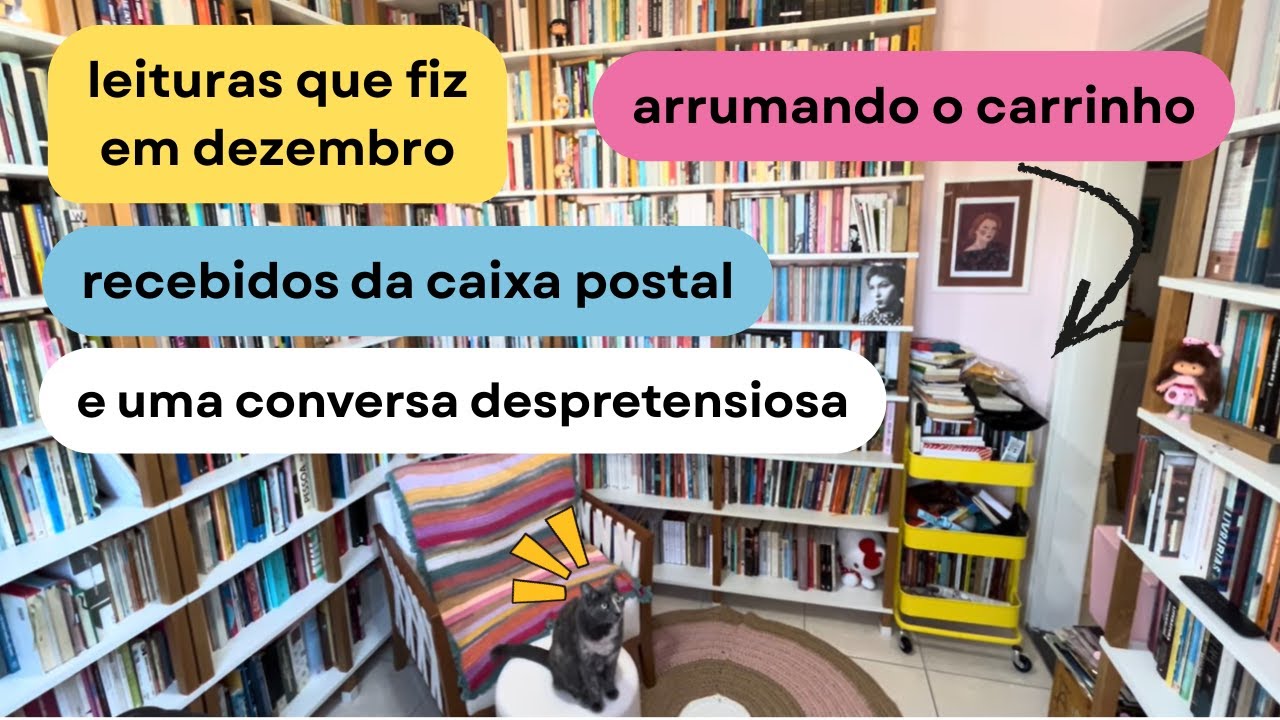 O que li em dezembro + recebidos da caixa postal + uma conversa despretensiosa
