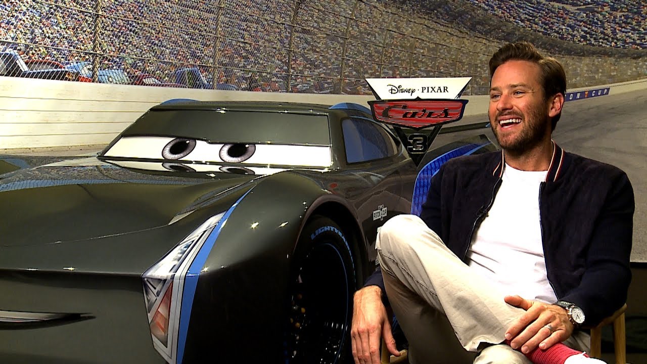 Interview with Armie Hammer for Cars 3 YouTube