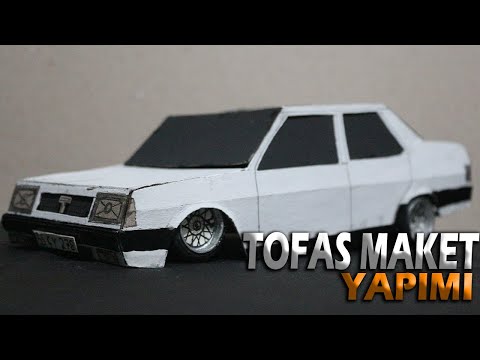 TOFAŞ ŞAHİN 2020 MODEL MAKET YAPIMI BBS JANT'LI( How to make a handmade model car)