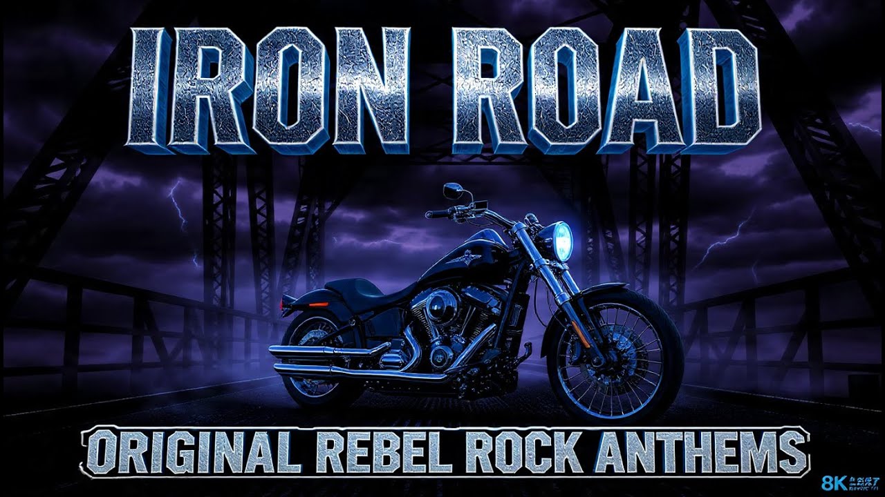 Iron Road 🔥 10 Original Rock Songs 🏍️ Rebel Highway Anthems | Heavy Biker Music 2026