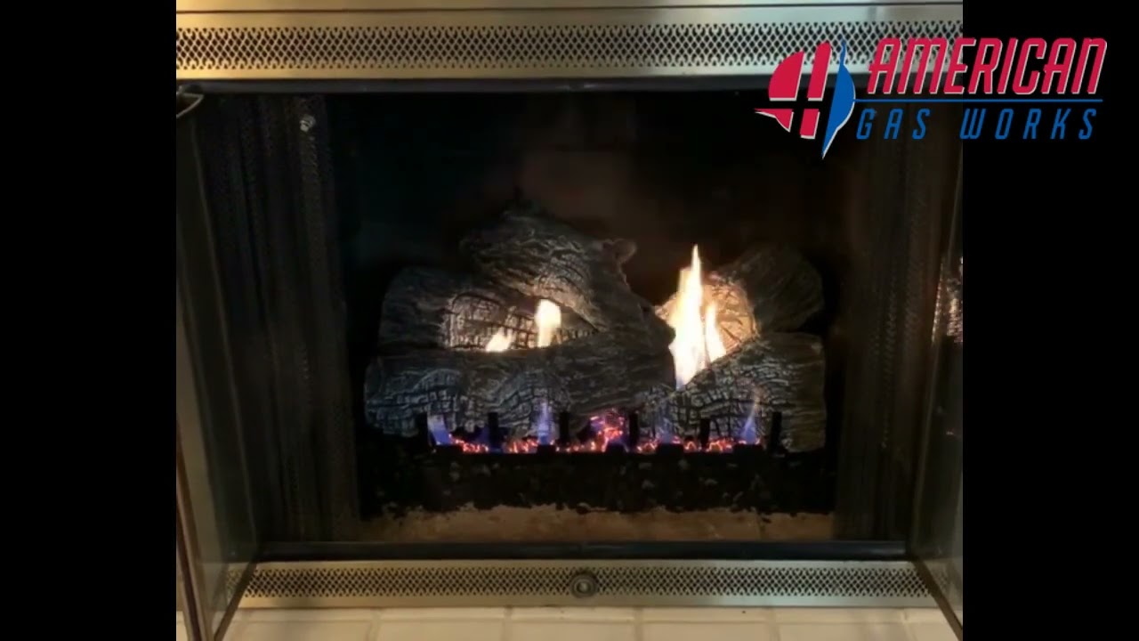 Empire Stacked Wildwood Gas Log Set