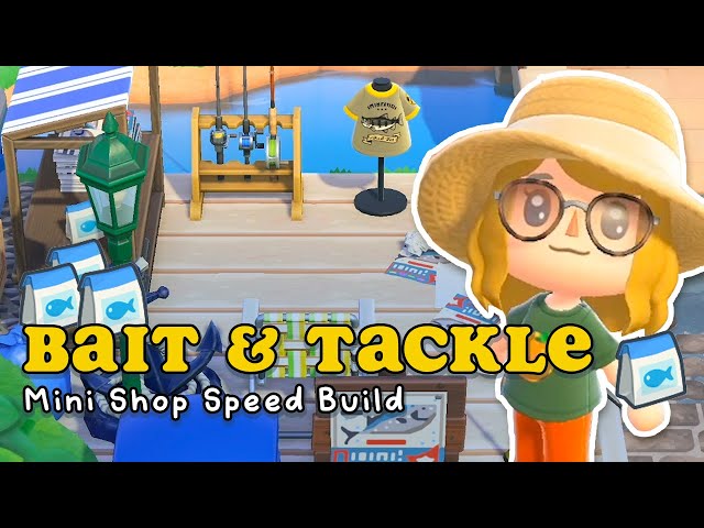 Mini Bait & Tackle Shop Speed Build - Animal Crossing New Horizons - YouTube