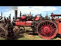 Advance Rumely 70hp steam tractor: start up &amp; moving | Trattore a vapore: accensione e movimento