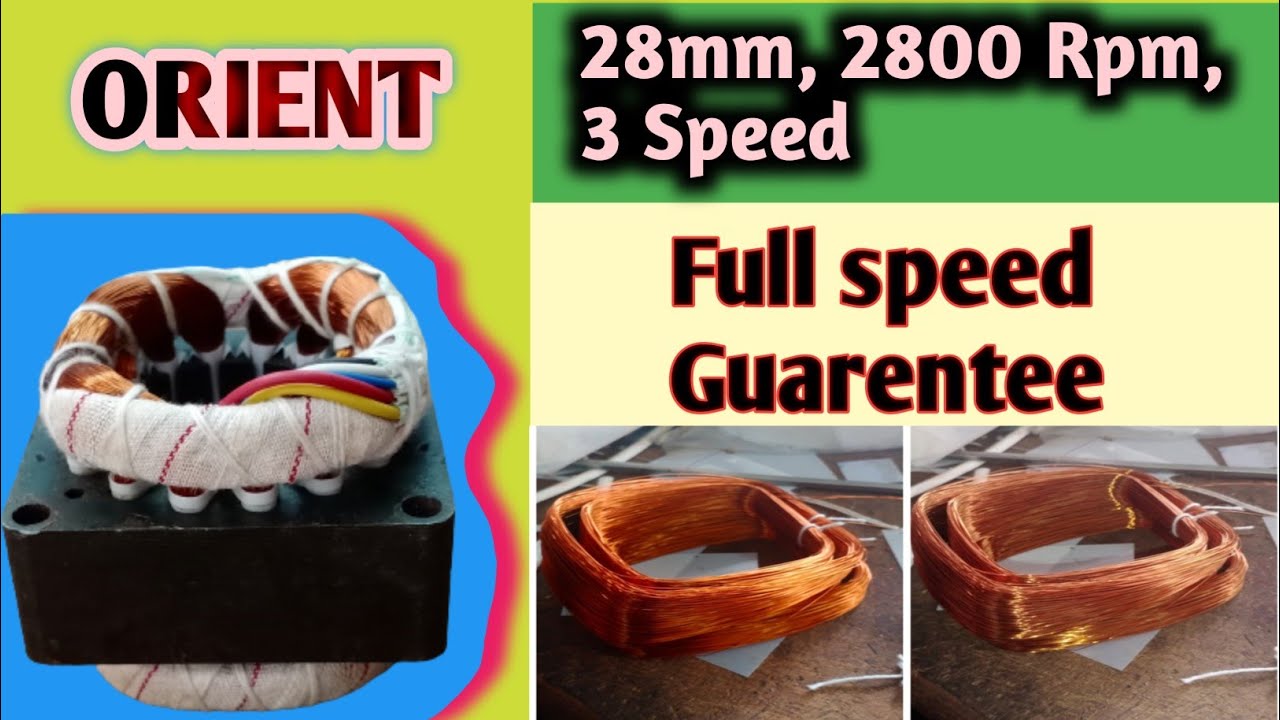 orient table fan winding data! 16 slot orient high speed winding data ...