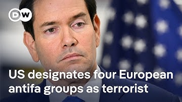 US declares four groups based in Europe "foreign terrorist organizations" | DW News