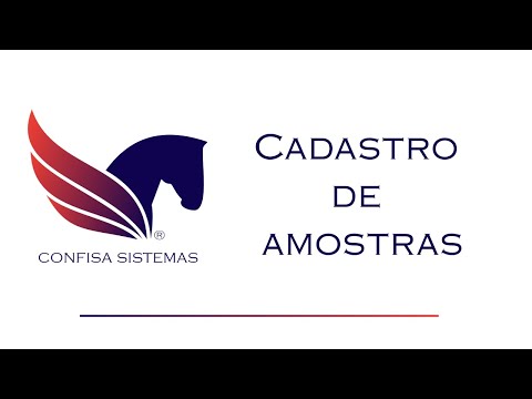 Cadastro de amostra