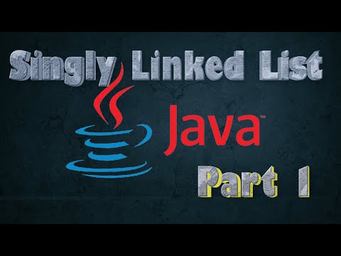 Part 1: Singly Linked List Implementation using Java, creating a node with info and next attributes.
