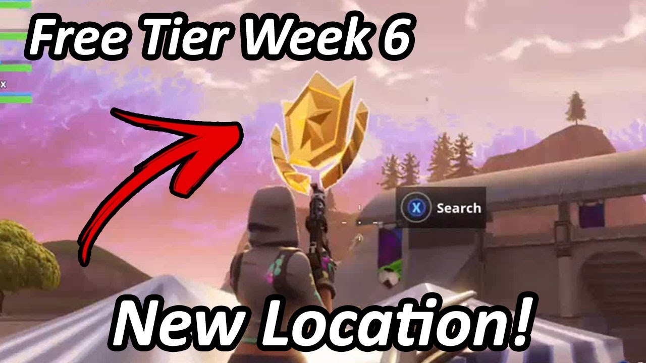 Week 6 Free Tier Moved! (New Location) - Fortnite Battle Royale