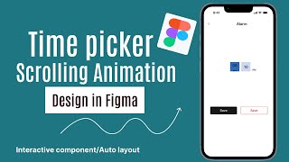 How To Create a Time Picker Animation in Figma — Step by step guide.