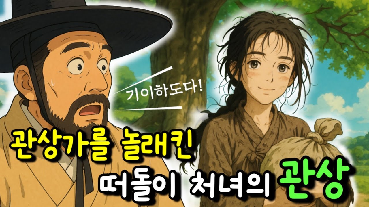 복없는 떠돌이 처녀의 관상을 꿰뚫어 본 관상가| 관상가를 놀래킨 그녀의 기이한 관상|옛이야기|오디오북