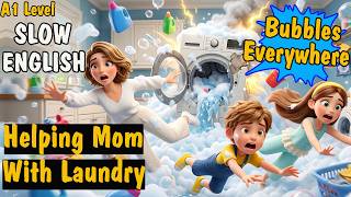 Help! The Washing Machine is Broken | English Listening Practice for Beginners