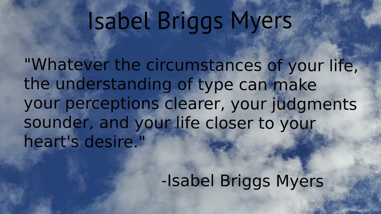 Isabel Briggs Myers