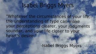 Isabel Briggs Myers
