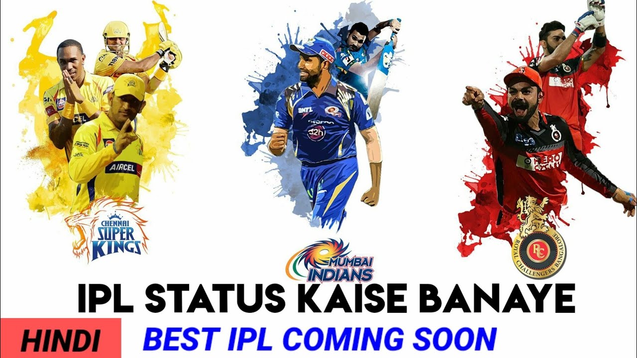 How to make status for ipl 2021/ipl coming soon status editing/ipl status 2021/Ipl status tutorial