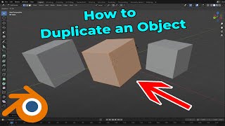 How to Duplicate an Object in Blender