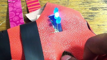 LED decision maker leather wrist accessory