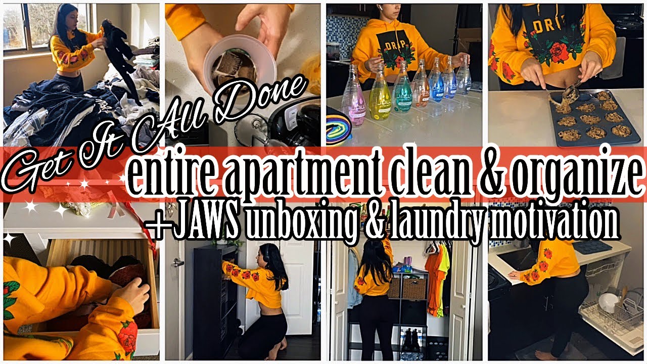 *NEW* ULTIMATE GET IT ALL DONE 2022 +JAWS UNBOXING & SPEED CLEANING & LAUNDRY MOTIVATION | 