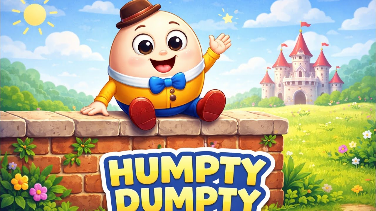 Humpty Dumpty Sat on a Wall | Classic Nursery Rhyme for kids - YouTube