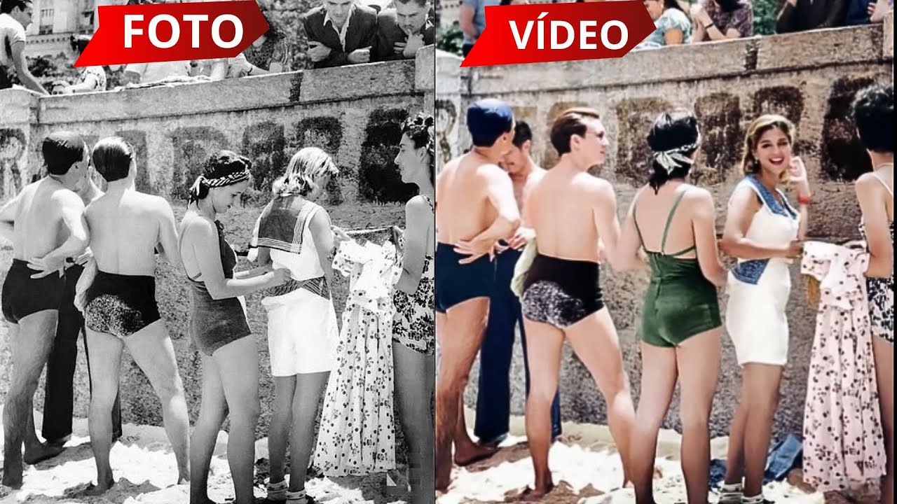 Fotos antigas trazidas à vida com inteligência artificial! Você precisa ver isso!