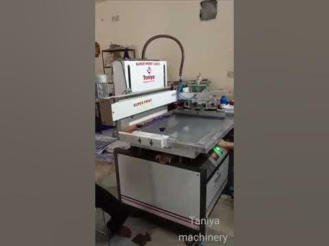 20x30 Screen printing machine+91 9899461666 - YouTube