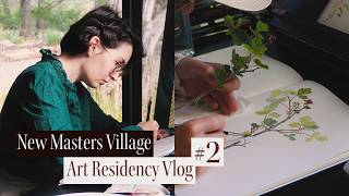 Botanical art, an exciting news, and donkeys ✥ NMV Art Residency Vlog | Ep. 2