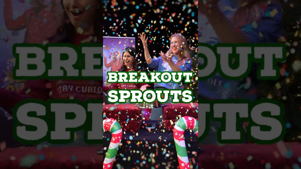 Try this Christmas game! | Break Out Sprouts | Maddie Moate 