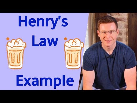 Henry&rsquo;s Law With Example Problem