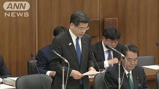 石井国交大臣　塚田前副大臣の“忖度辞任”を陳謝(19/04/09)