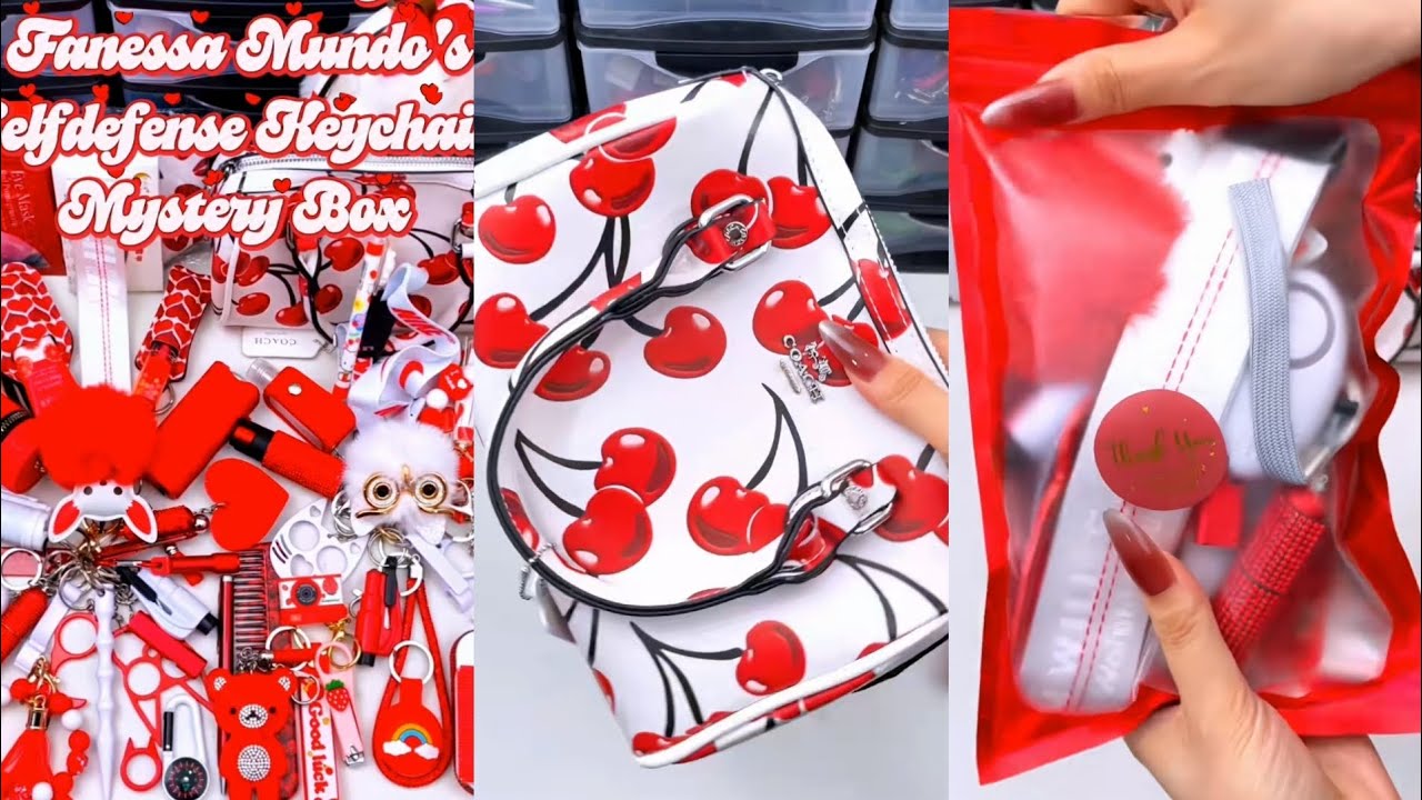 ❤️Valentine Gift for her?🤍||❤️Selfdefenset_set&Cutebag||🤍|Huge40-Scoop-Orderpacking-Satisfying ASMR🤍