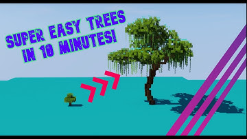Super Easy Fantasy Trees In 10 Minutes - Building Tutorial