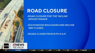 Road closures in Incline Village