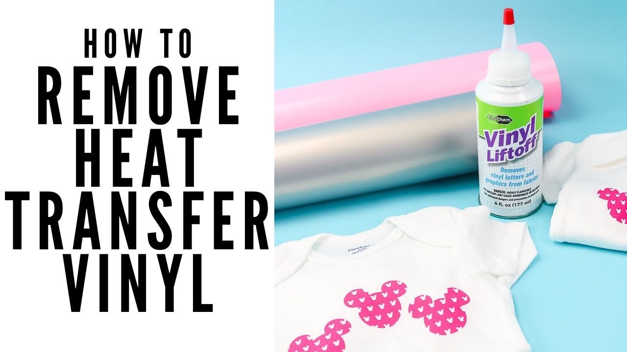 Oops! How to Remove Heat Transfer Vinyl When You've Made a Mistake! (V –  Rozzy Crafts