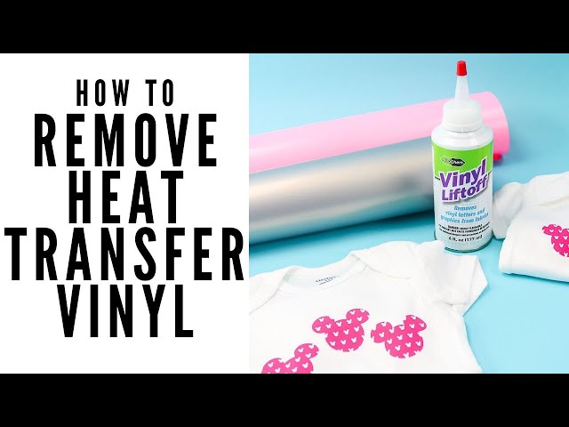 How to Remove Heat Transfer Vinyl From Shirts and More