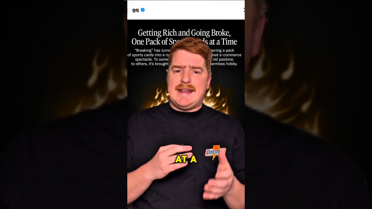 GQ Just Exposed the Sports Card Industry… (featured). Photo by Sports Cards Nonsense