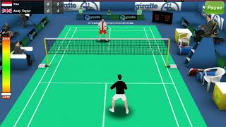 Badminton 3D tournament fight Harald Nielsen screenshot 4