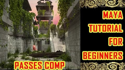 maya bg passes compositing | maya lighting tutorial in hindi|maya passes compositing| rgb pass maya