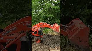 Kubota BX Cleaning Out the Duck Pond