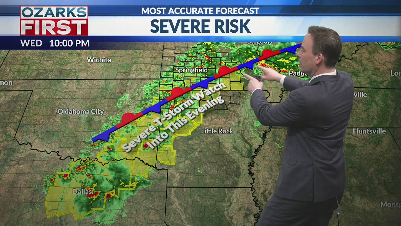 Quieter weather Thursday ahead of another overnight storm risk Friday night