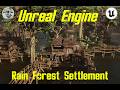 Rain Forest Village / Fallout 4 Inspired / No Speed Level Design / Unreal Engine 5 / 4k
