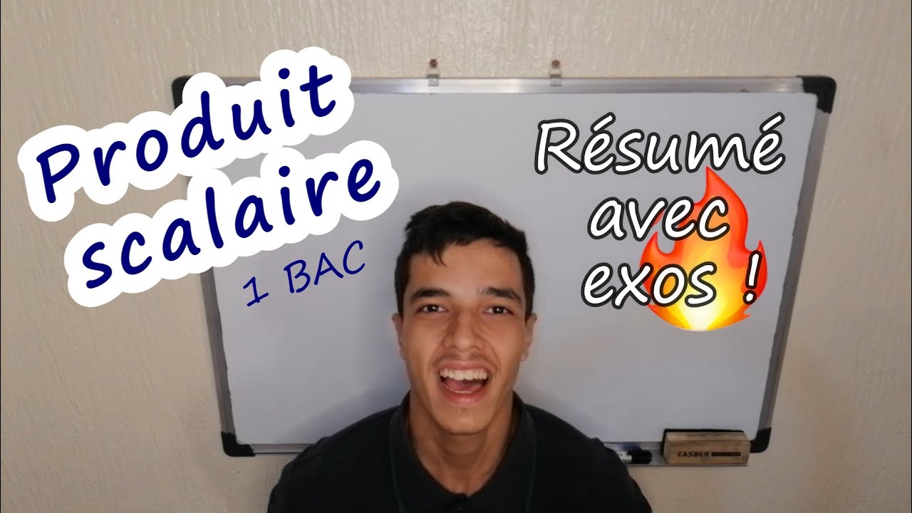 🔥Produit scalaire 1bac sm & s. ex: Résumé avec exercices & démonstrations ! (1/3)