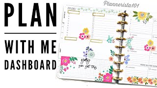 Plan With Me | May 3-9 | Dashboard Layout | Happy Planner