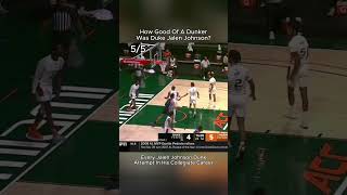 How Good Of A Dunker Was Duke Jalen Johnson? #nba #ncaabasketball