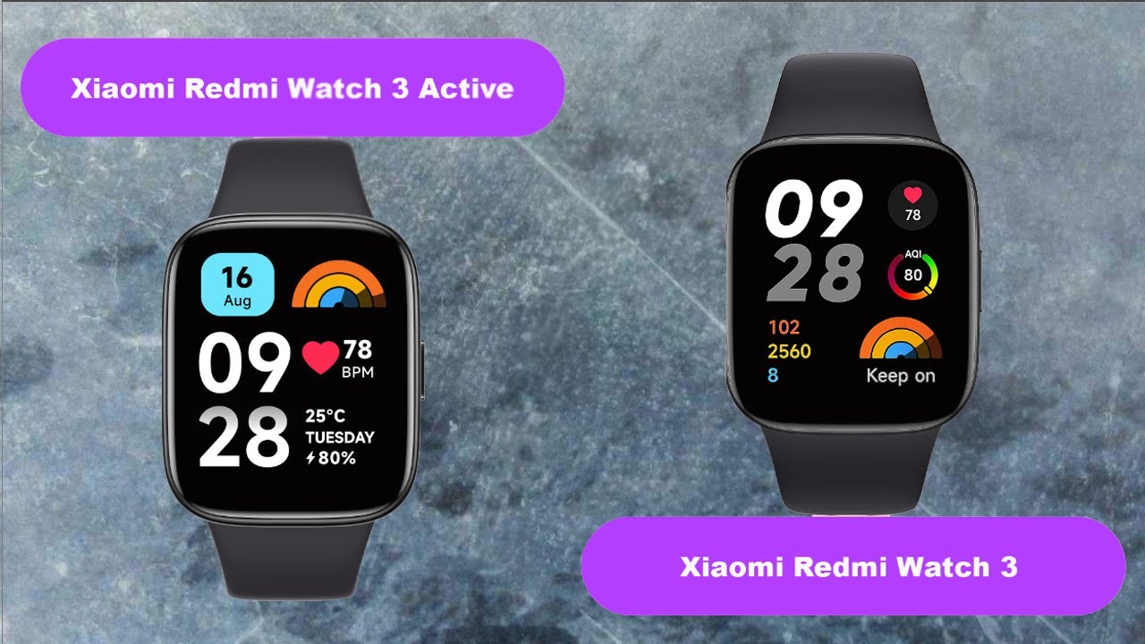 Xiaomi Redmi Watch 3 Active vs Xiaomi Redmi Watch 3 