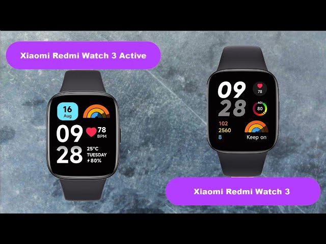 Montre connectée XIAOMI Redmi Watch 3 Active Noir